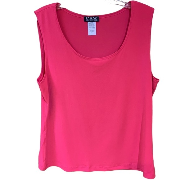 CKW Bright Hot Pink Tank‎ Top XL - Picture 1 of 5